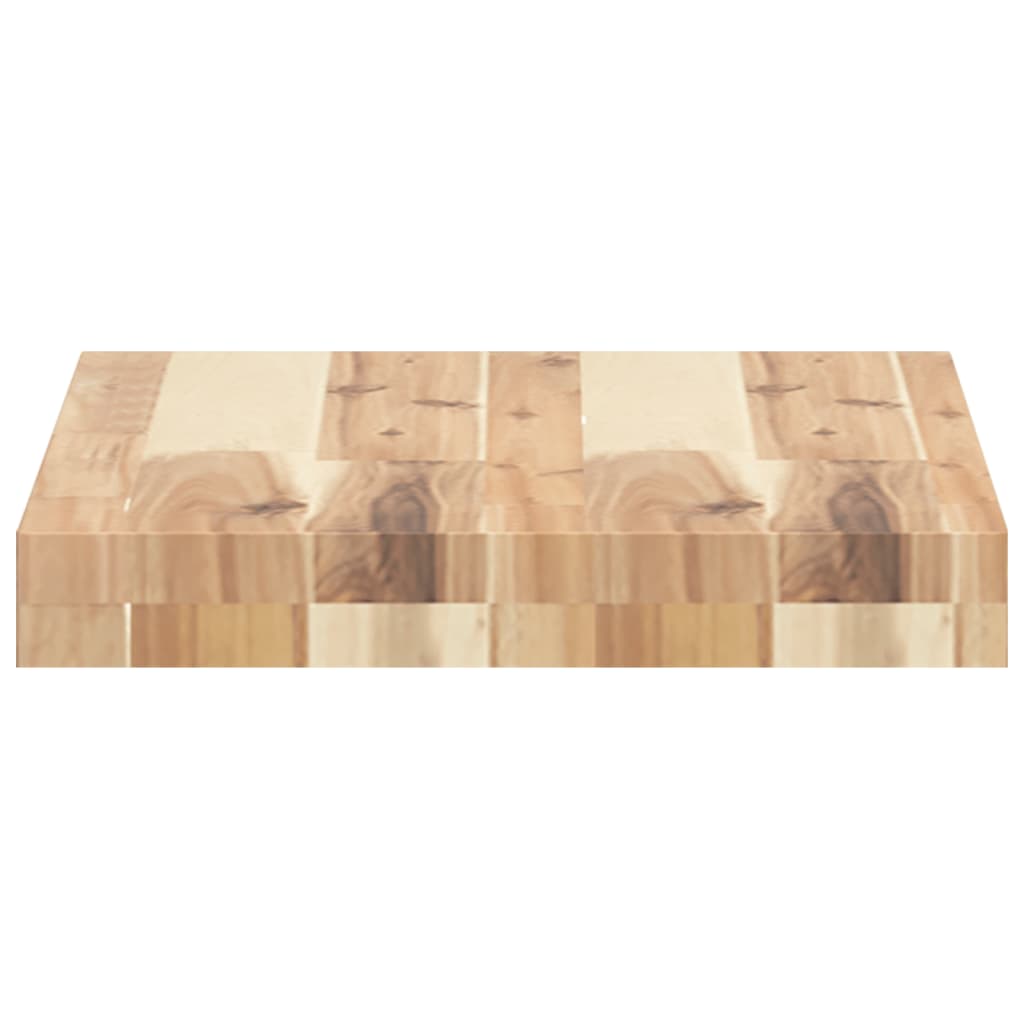 vidaXL Étagères flottantes 4 pcs 60x30x4 cm acacia massif non traité