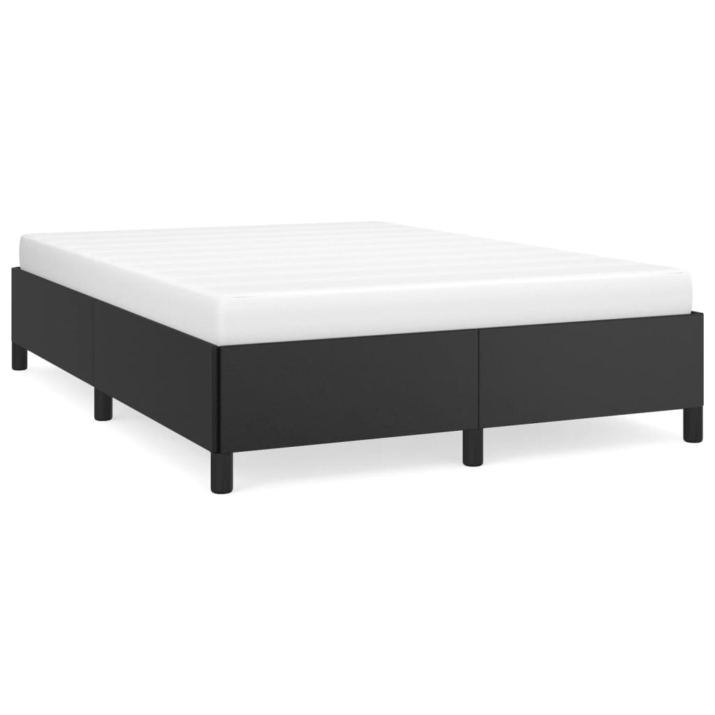 vidaXL Cadre de lit sans matelas noir 140x200 cm similicuir