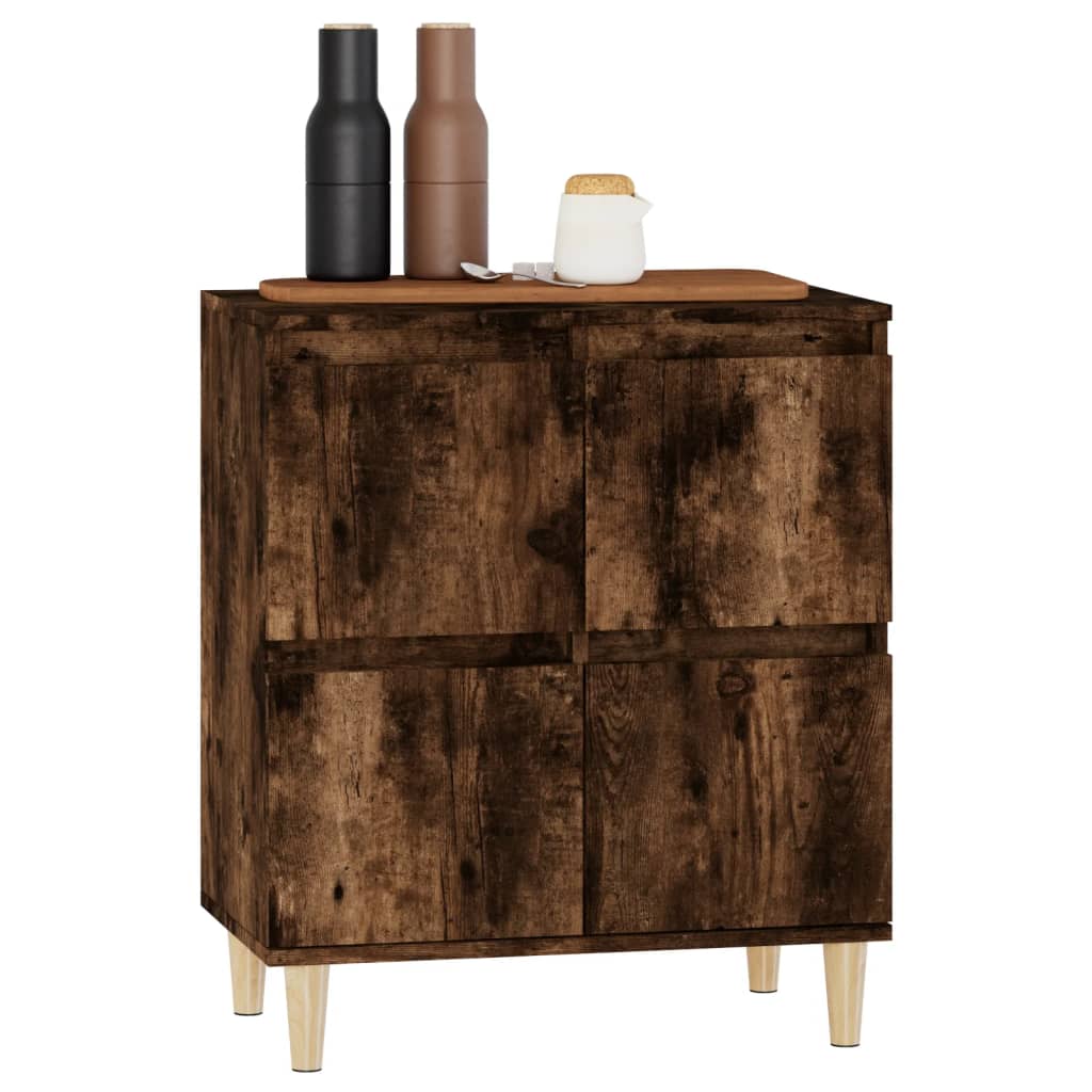 vidaXL Buffet Chêne fumé 60x35x70 cm Bois d'ingénierie