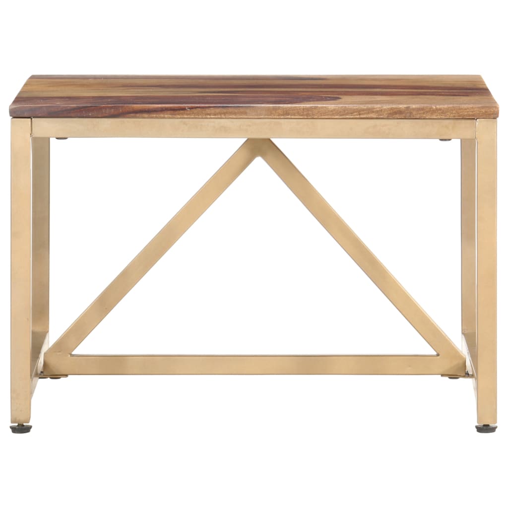 vidaXL Table d'appoint 60x60x40 cm Bois massif