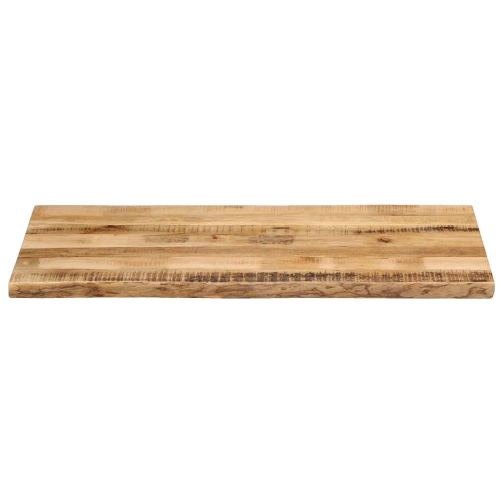 vidaXL Dessus de table bord vivant 110x60x3,8 cm bois de manguier brut