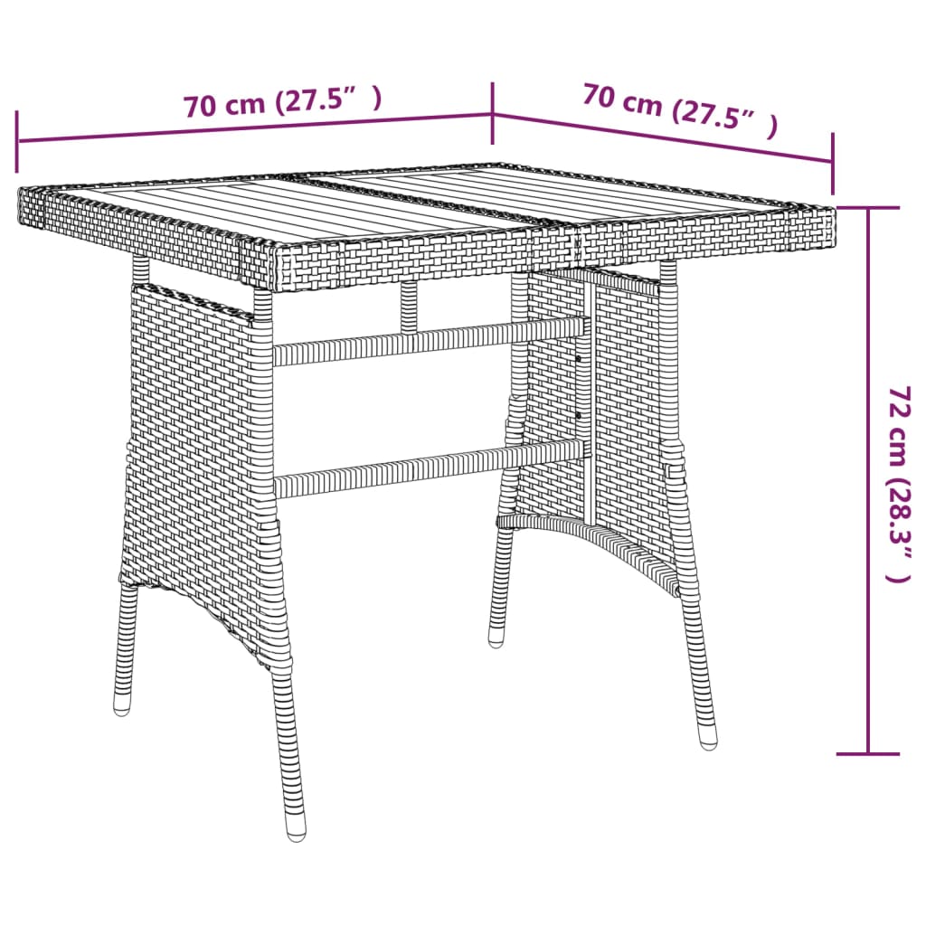 vidaXL Ensemble à manger d'extérieur 5 pcs Résine tressée Gris