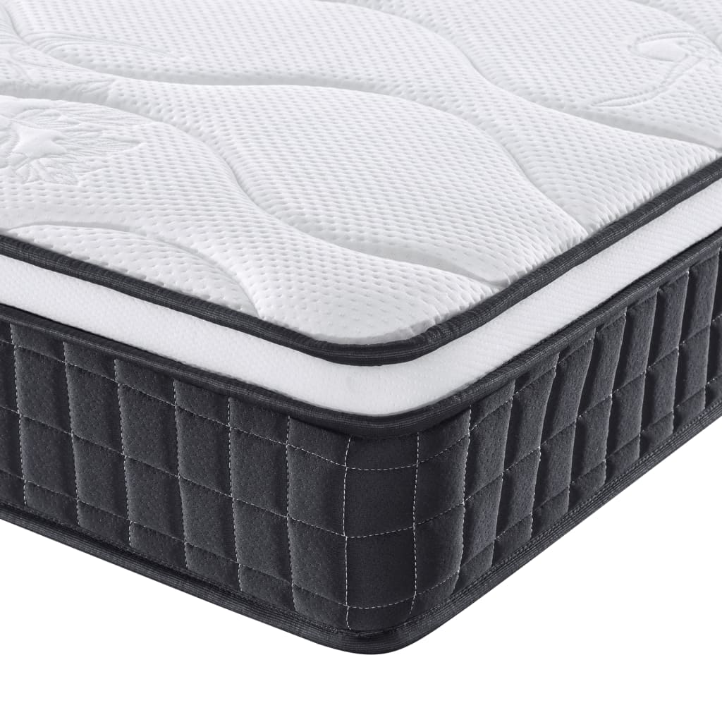 vidaXL Matelas à ressorts bonnell moyen 120x200 cm