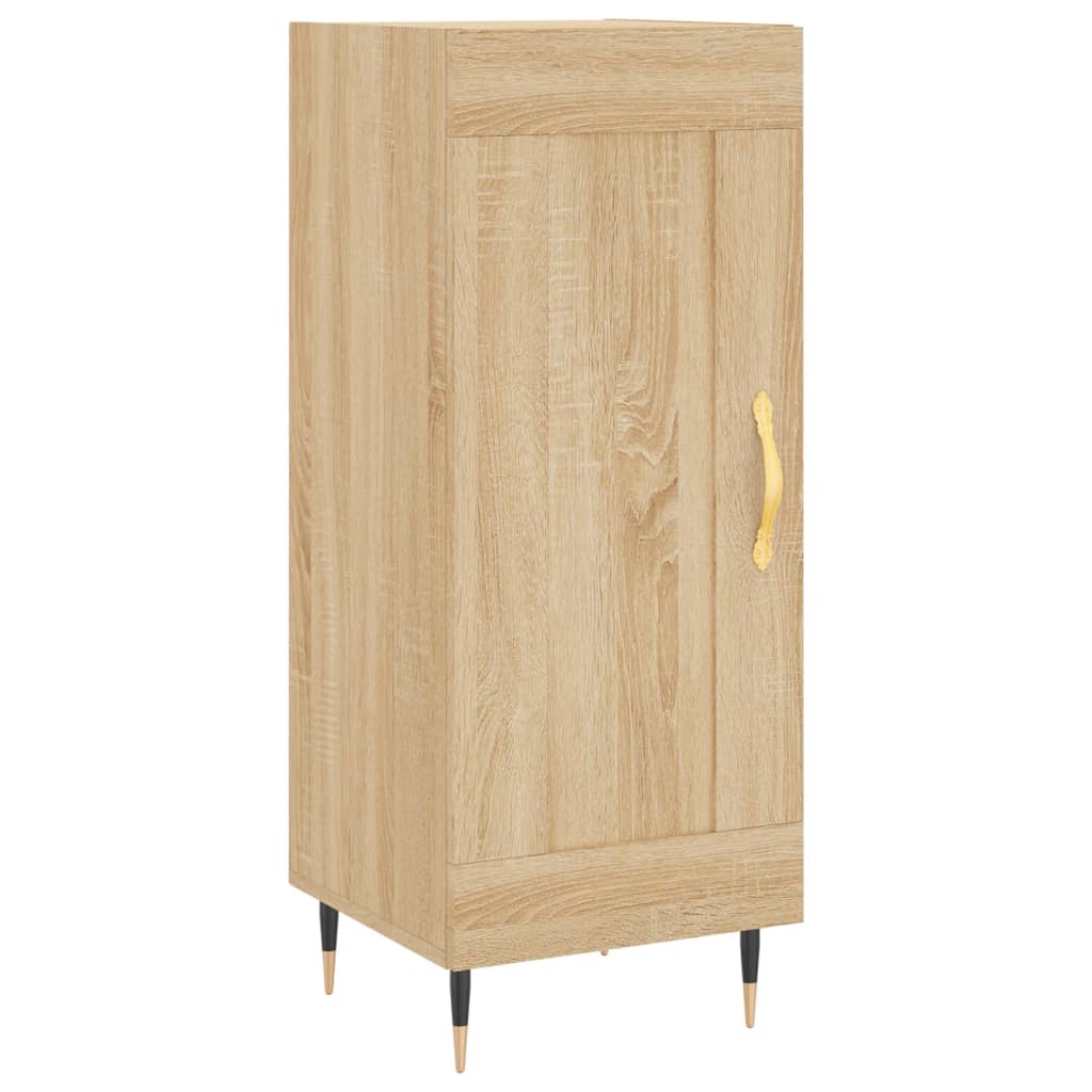 vidaXL Buffet haut Chêne sonoma 34,5x34x180 cm Bois d'ingénierie