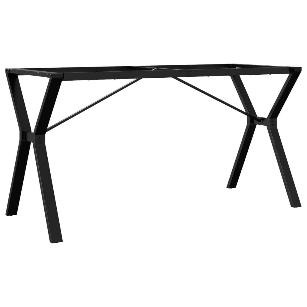 vidaXL Pieds de table à manger cadre en Y 140x60x73 cm fonte