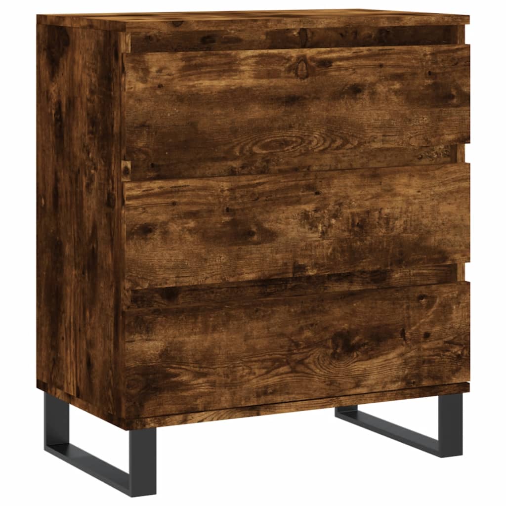 vidaXL Buffet Chêne fumé 60x35x70 cm Bois d'ingénierie