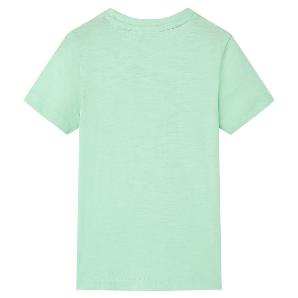 T-shirt pour enfants vert clair 92