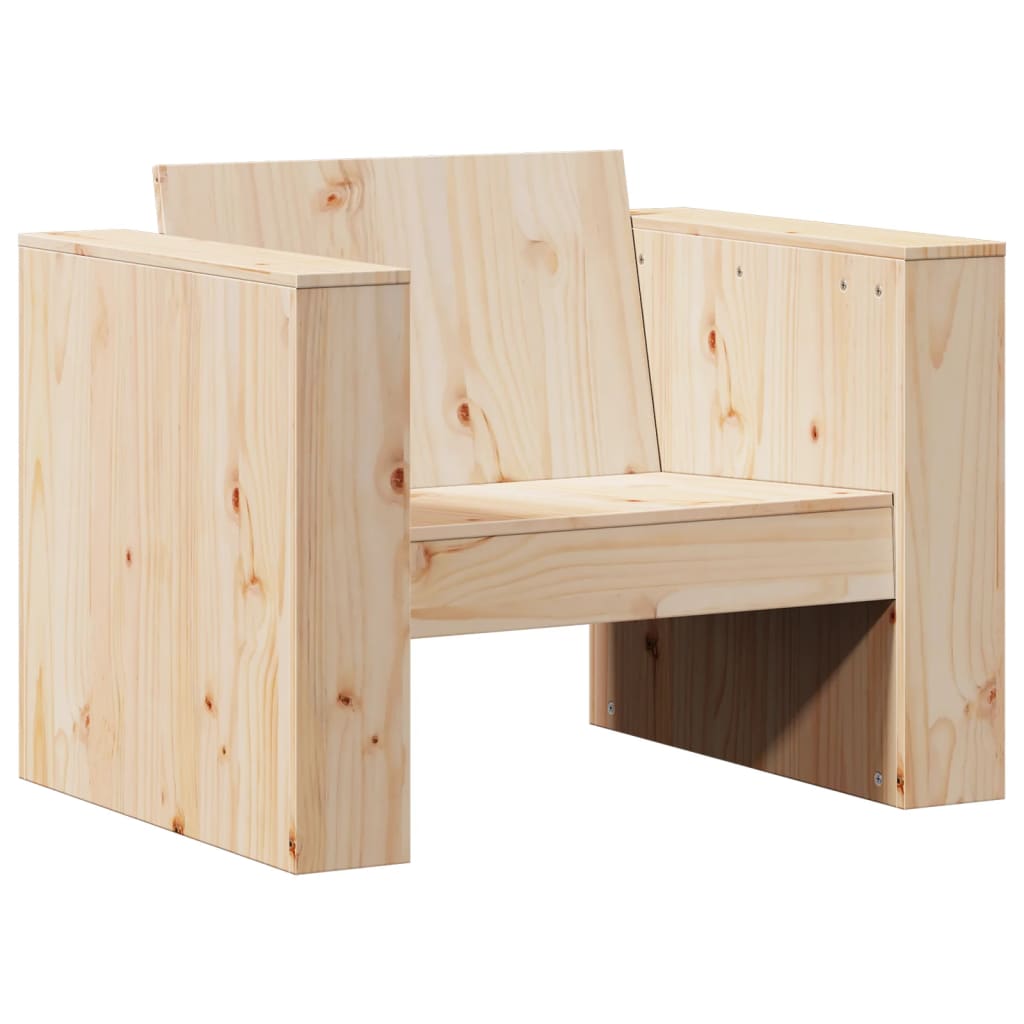 vidaXL Canapé de jardin 79x60x62 cm bois de pin massif