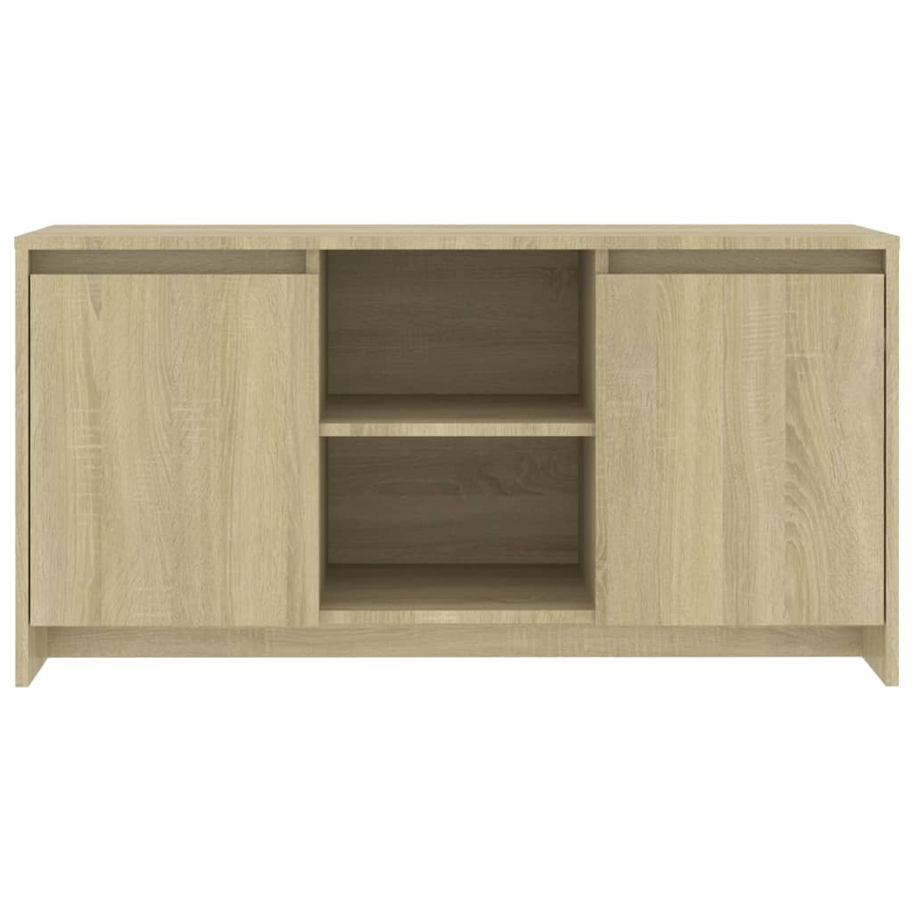 vidaXL Meuble TV Chêne sonoma 102x37,5x52,5 cm Bois d'ingénierie