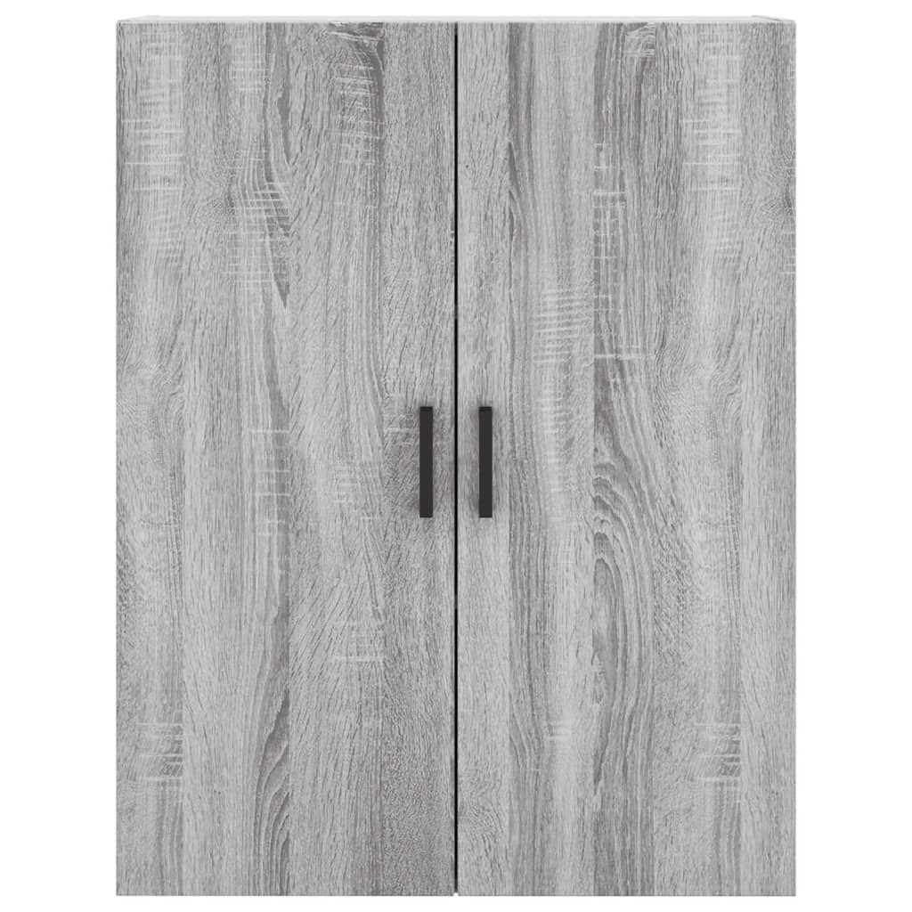 vidaXL Buffet haut Sonoma gris 69,5x34x180 cm Bois d'ingénierie