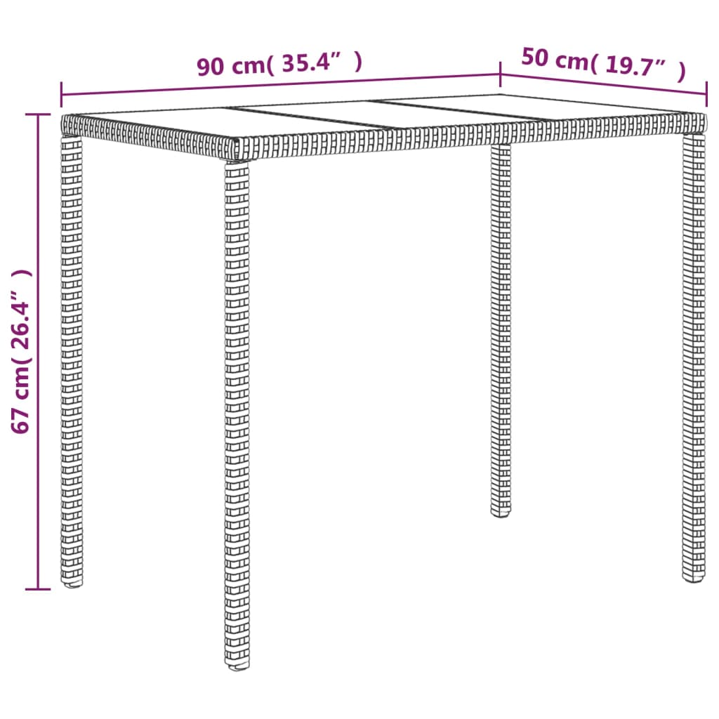 vidaXL Salon de jardin 4 pcs avec coussins Marron Résine tressée