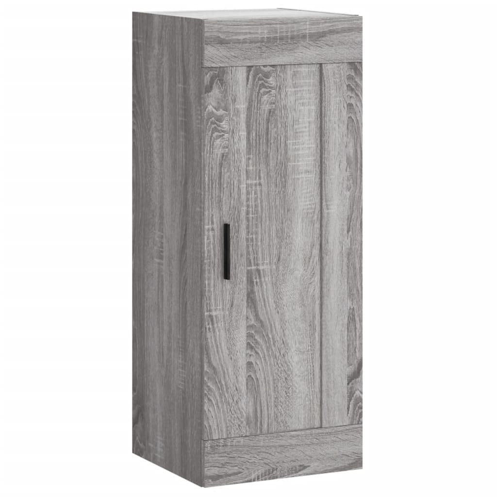 vidaXL Armoire murale sonoma gris 34,5x34x90 cm bois d'ingénierie