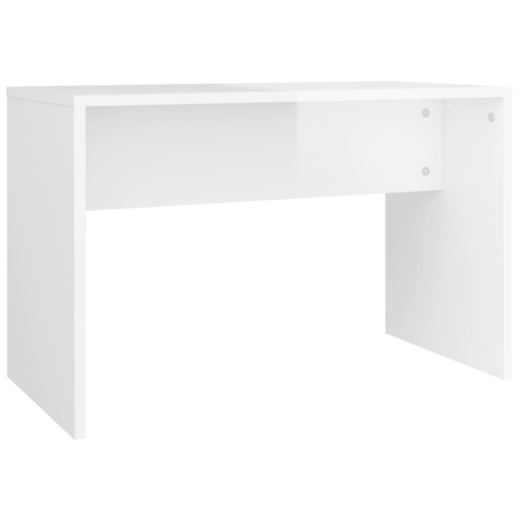 vidaXL Ensemble de coiffeuse Blanc brillant 74,5x40x141 cm