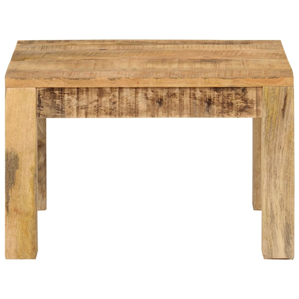 vidaXL Table basse 55x55x35 cm Bois de manguier massif