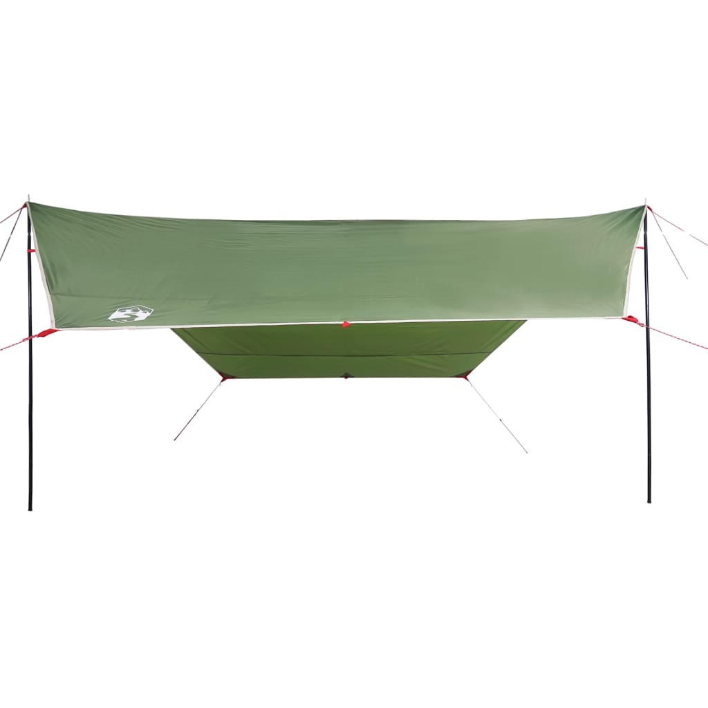 vidaXL Bâche de camping vert 430x380x210 cm imperméable