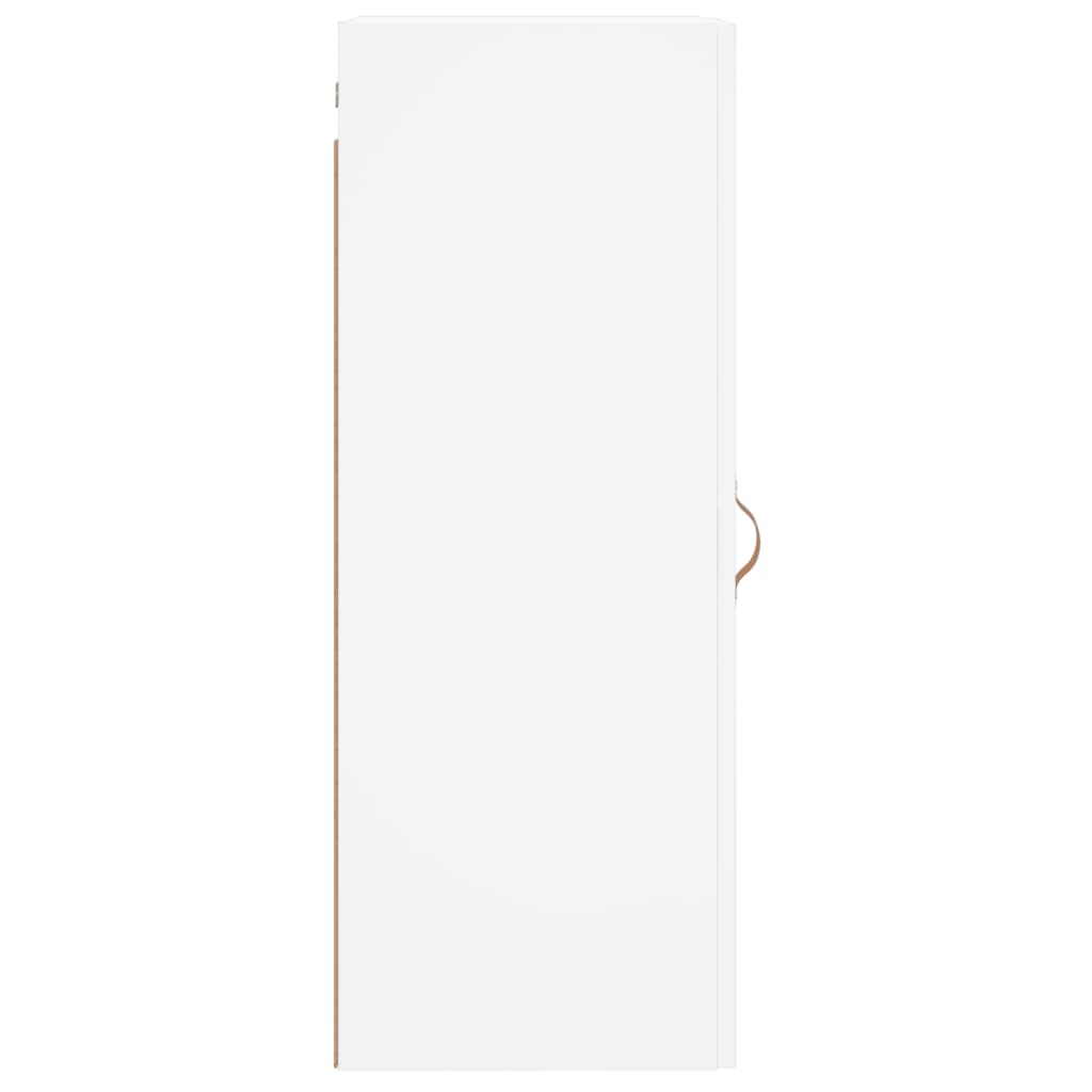 vidaXL Armoire murale blanc 34,5x34x90 cm