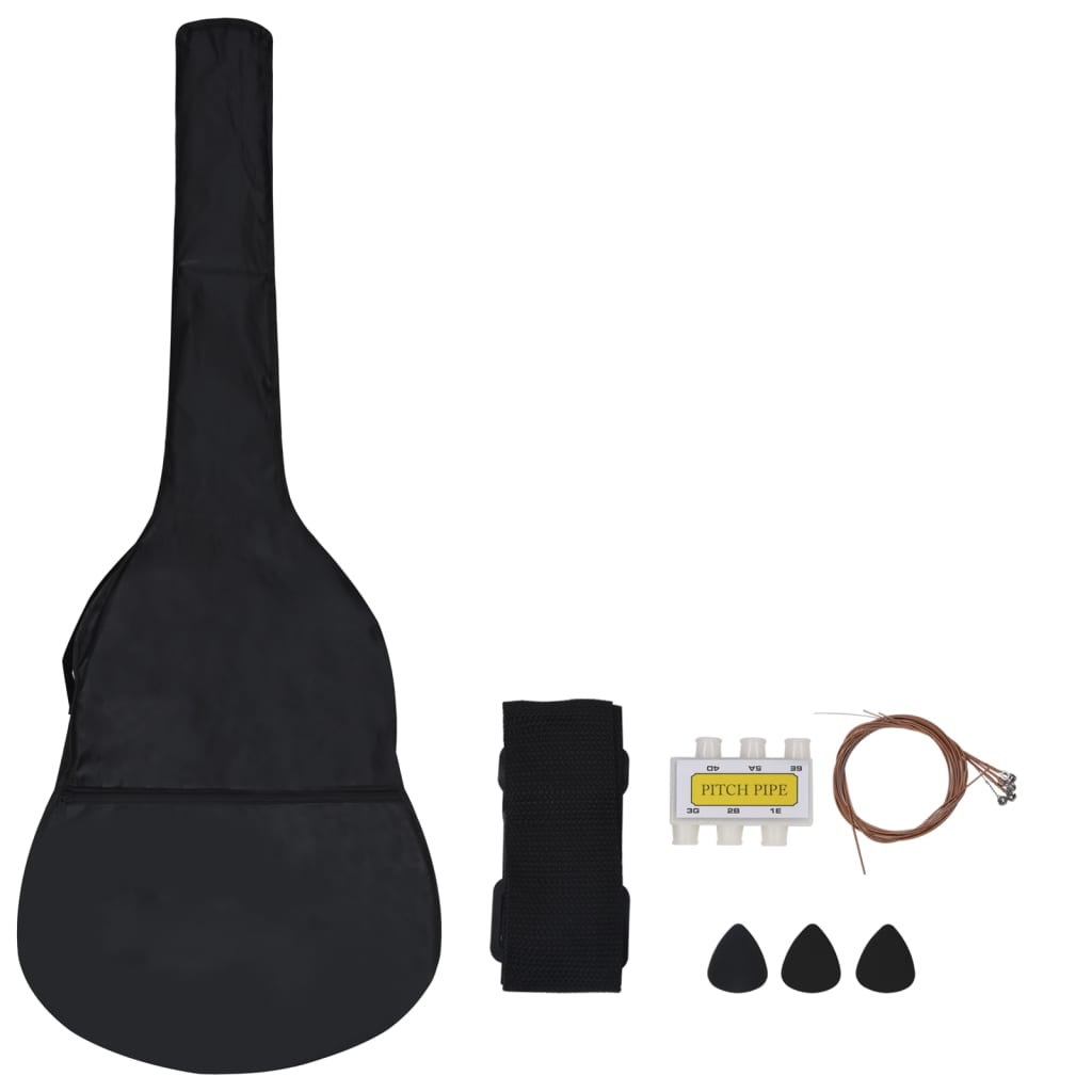 vidaXL Ensemble de guitare classique pour débutants 8 pcs 3/4 36"