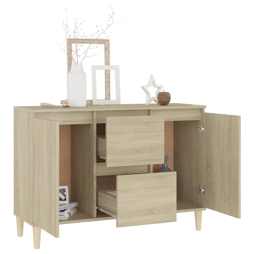 vidaXL Buffet chêne sonoma 101x35x70 cm bois d'ingénierie