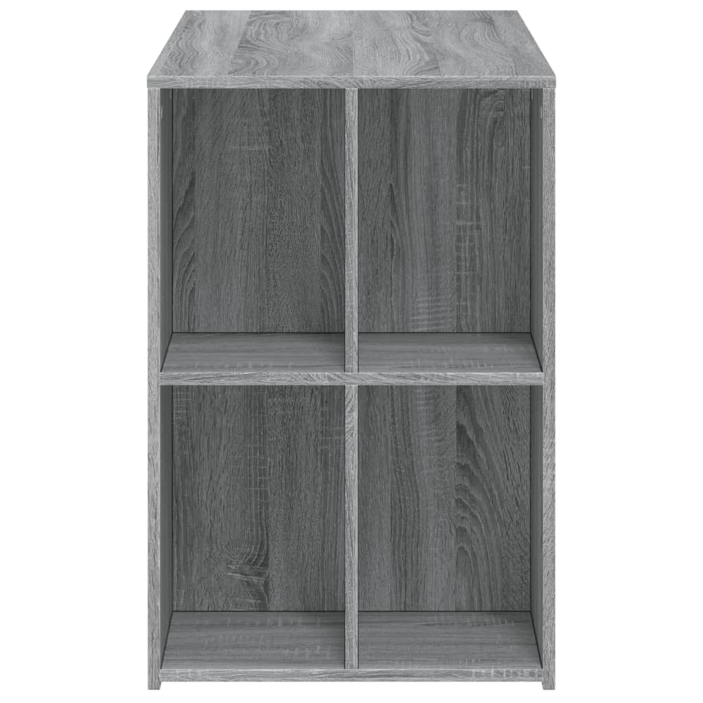 vidaXL Bureau sonoma gris 102x50x75 cm bois d'ingénierie