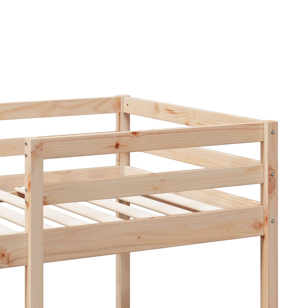 vidaXL Cadre de lit superposé sans matelas 75x190cm bois de pin massif