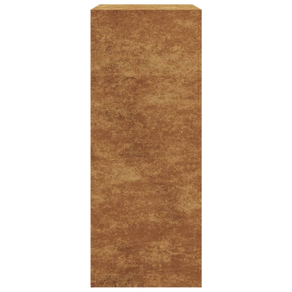 vidaXL Portant de bois de chauffage 60x40x100 cm acier corten