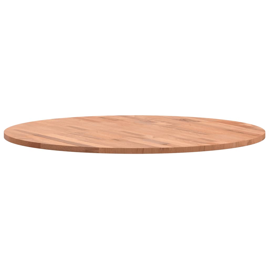 vidaXL Dessus de table Ø70x1,5 cm rond bois massif de hêtre