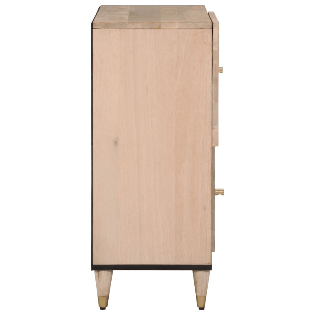 vidaXL Armoire latérale 80x33x75 cm bois massif de manguier