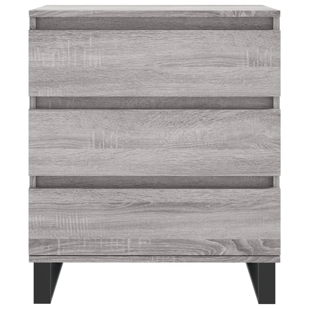 vidaXL Buffet Sonoma gris 60x35x70 cm Bois d'ingénierie