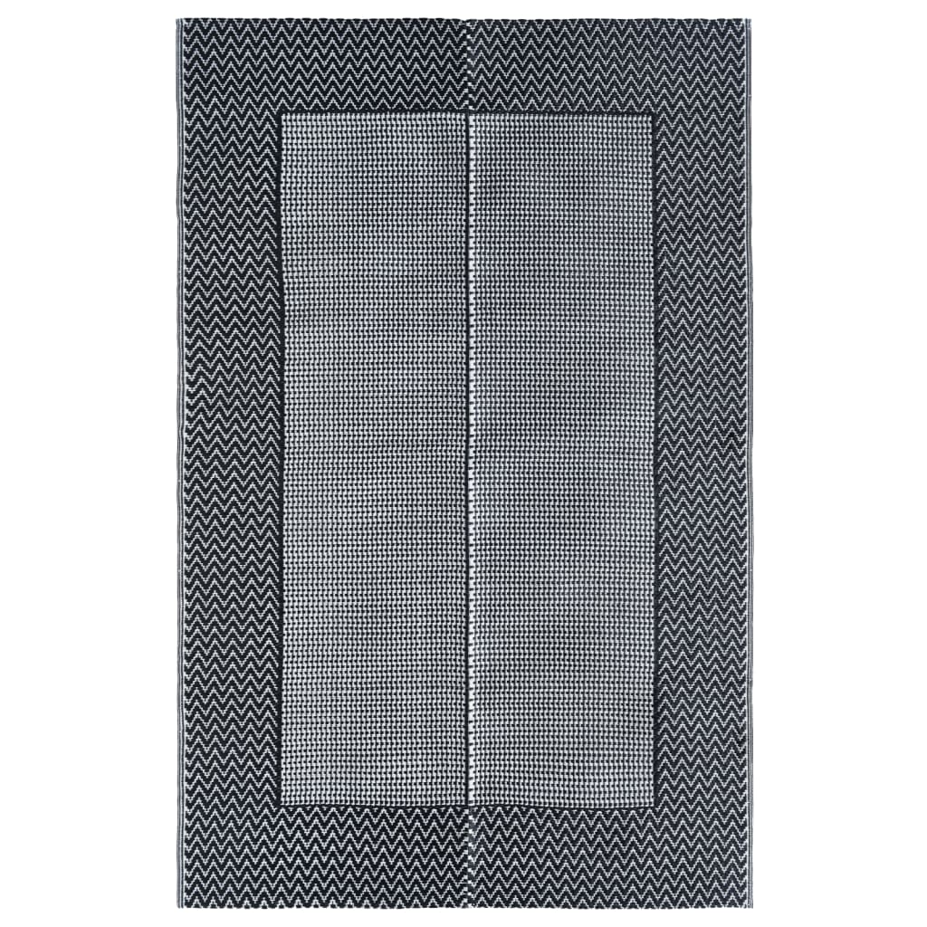 vidaXL Tapis d'extérieur Gris 160x230 cm PP