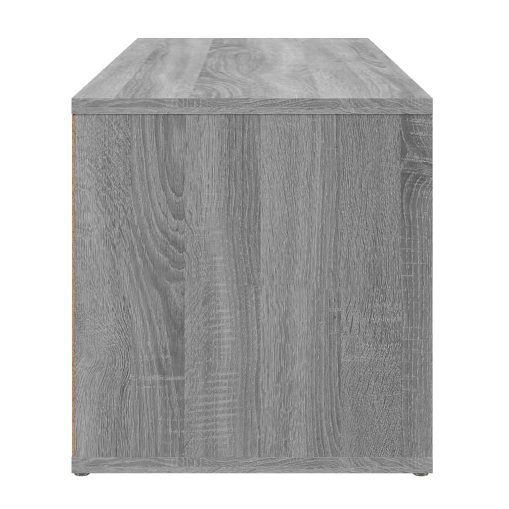 vidaXL Meuble TV Sonoma gris 80x34x36 cm Bois d'ingénierie