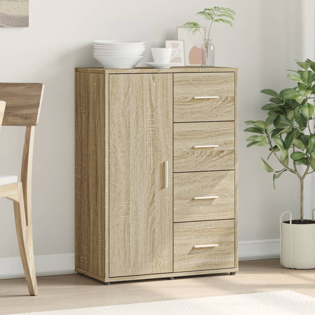 vidaXL Buffet chêne sonoma 60x31x84 cm bois d'ingénierie