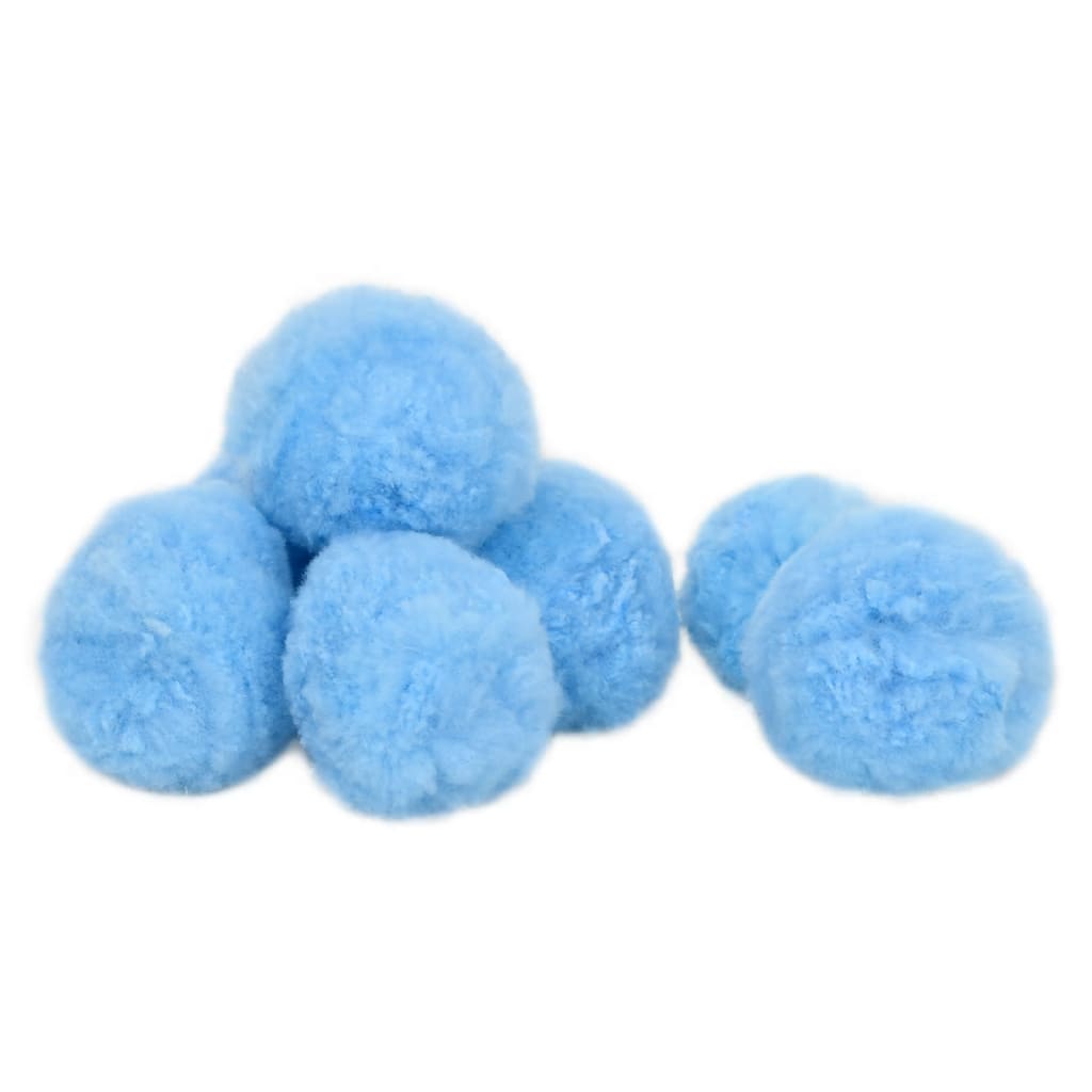 vidaXL Boules anti-bactériennes filtrantes de piscine bleu 2100 g PE