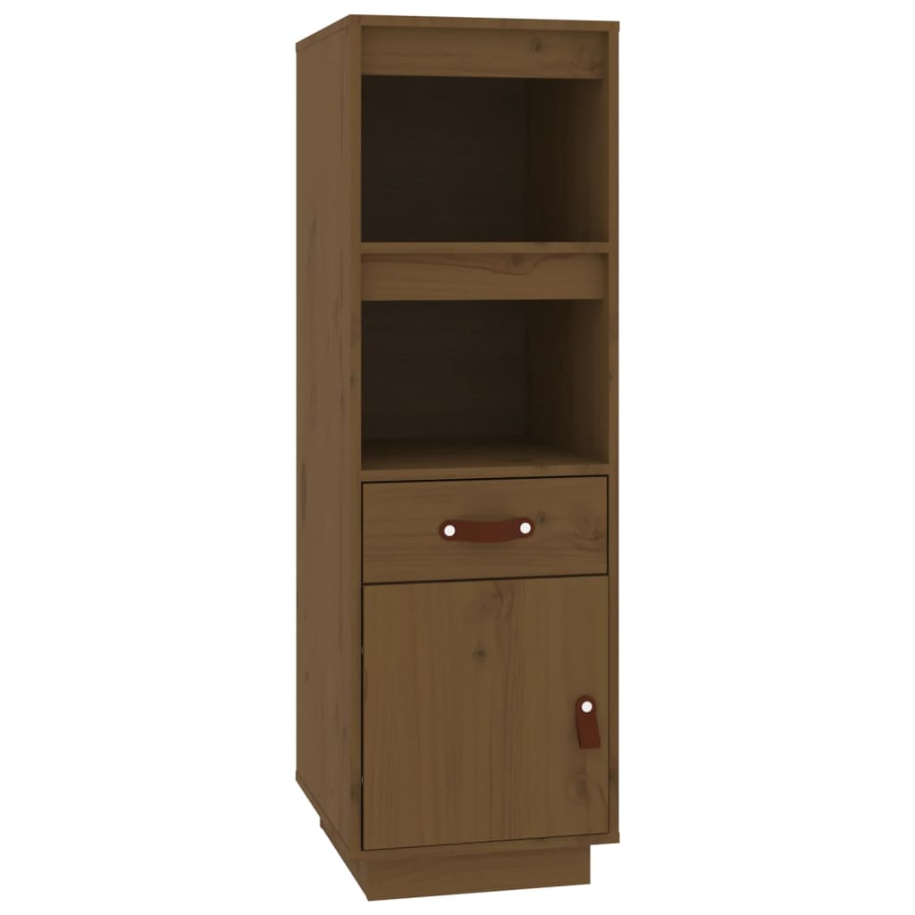 vidaXL Buffet haut Marron miel 34x40x108,5 cm Bois massif de pin