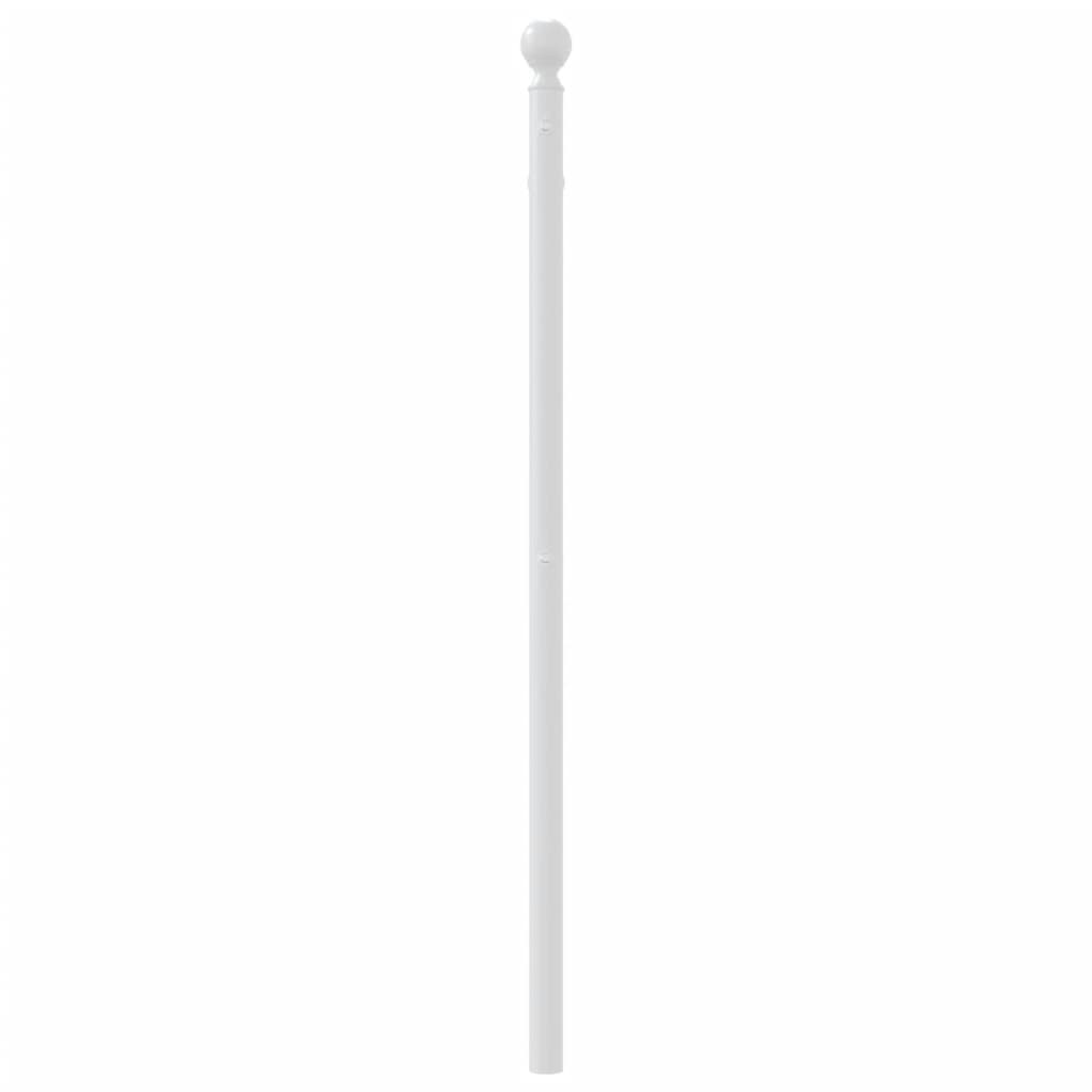 vidaXL Tête de lit métal blanc 75 cm