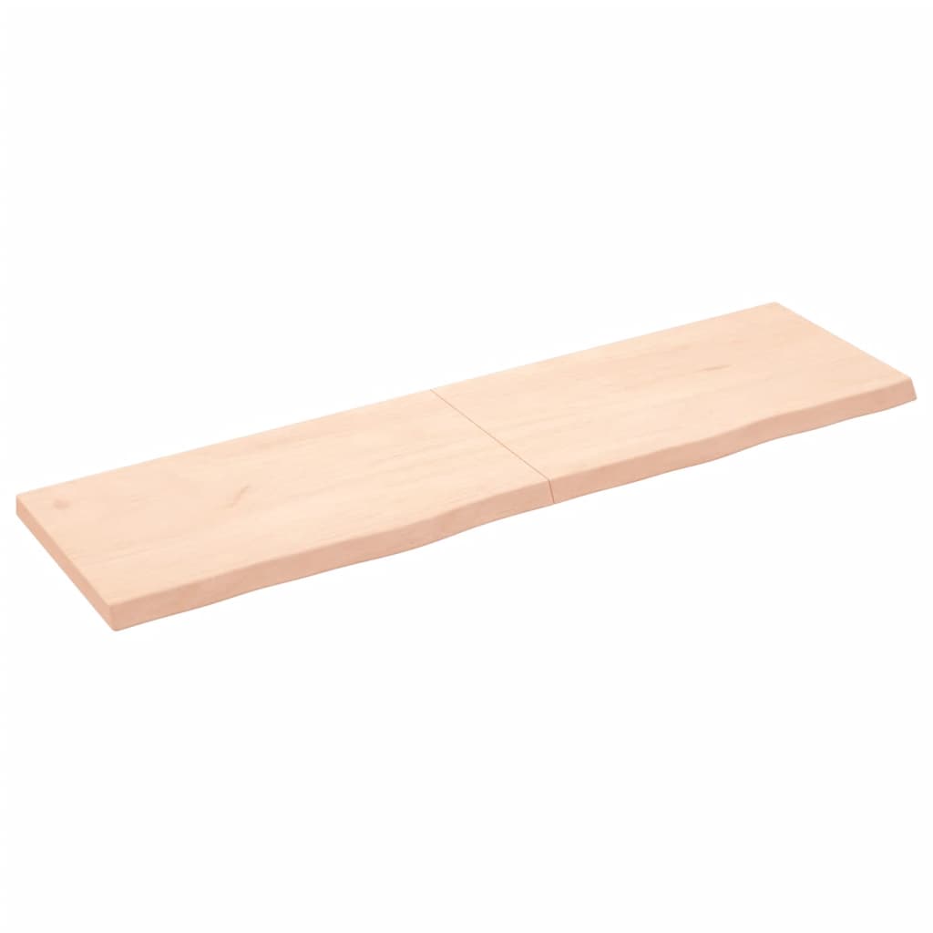 vidaXL Dessus de table 180x50x(2-6) cm bois de chêne massif non traité