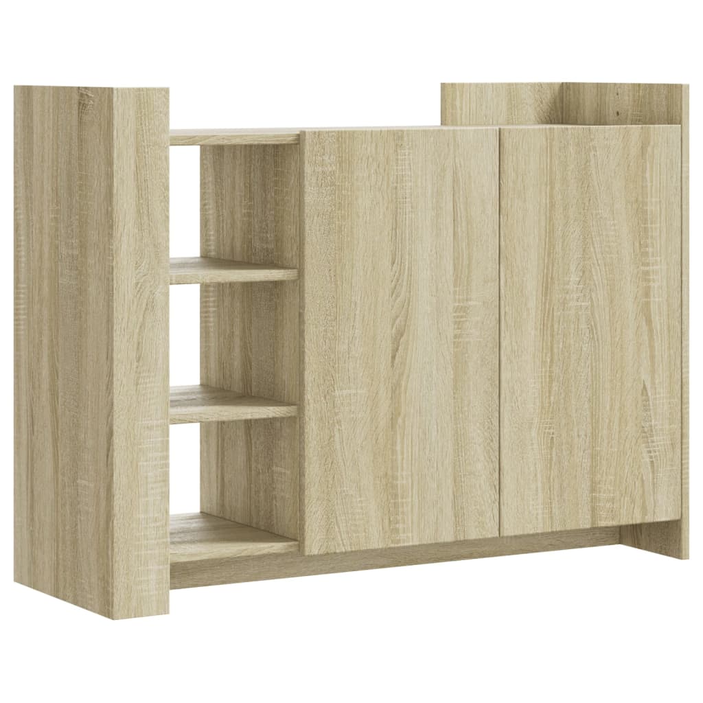 vidaXL Buffet chêne sonoma 100x35x75 cm bois d'ingénierie