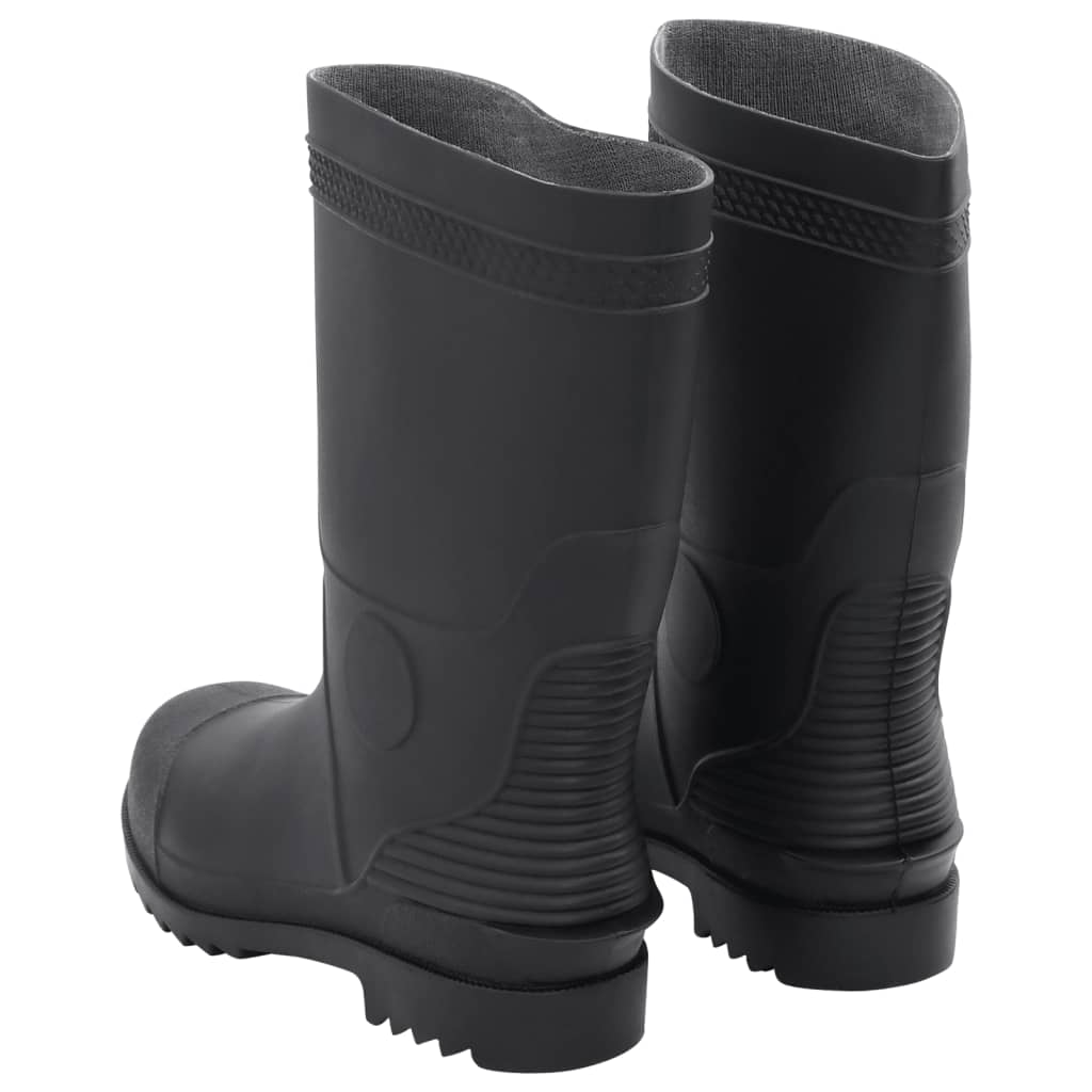 vidaXL Bottes de pluie noir taille 43 PVC