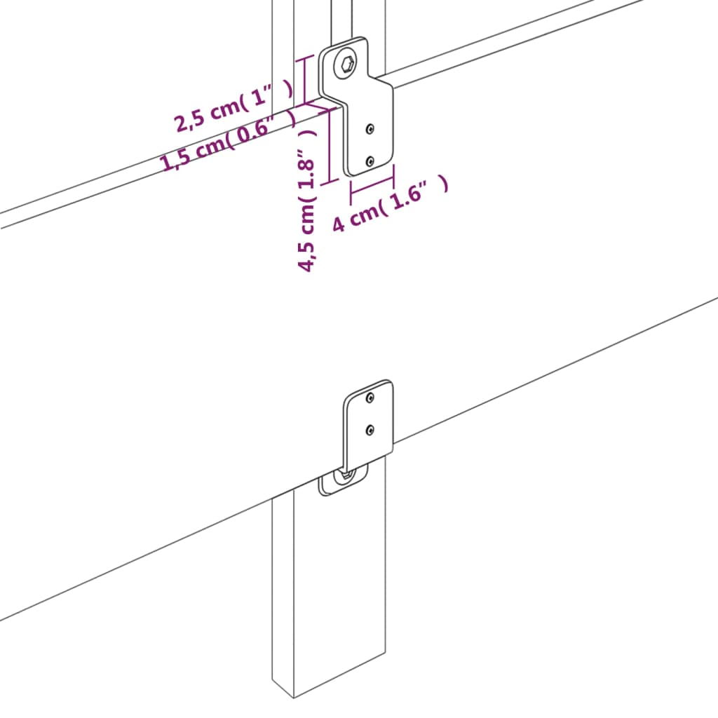 vidaXL Têtes de lit 2 pcs Blanc 80x5x78/88 cm Similicuir