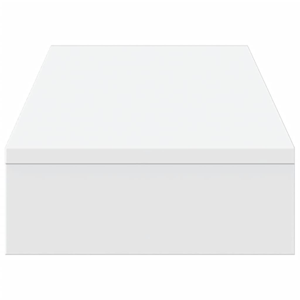 vidaXL Support de moniteur blanc 100x27x10 cm bois d'ingénierie