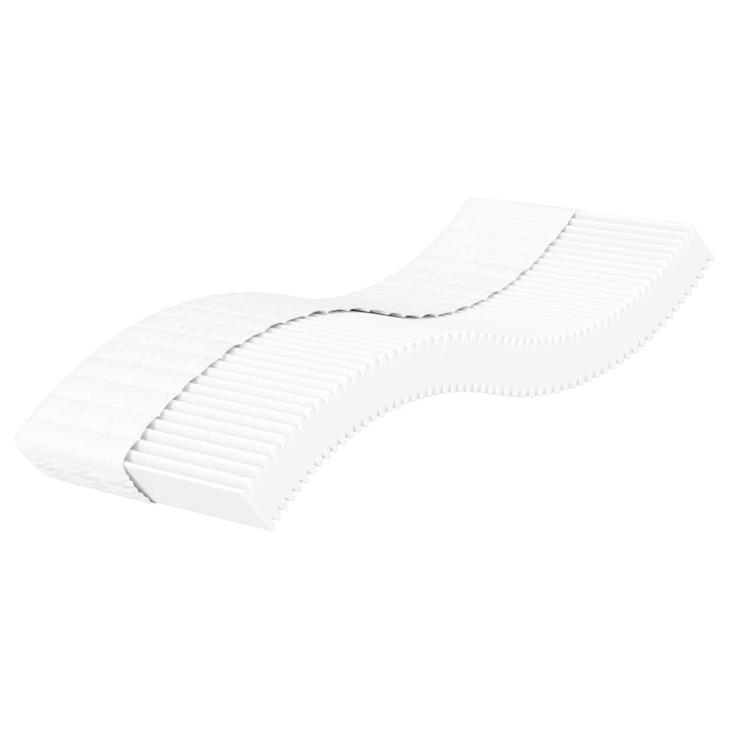 vidaXL Lit de jour avec matelas crème 100x200 cm tissu