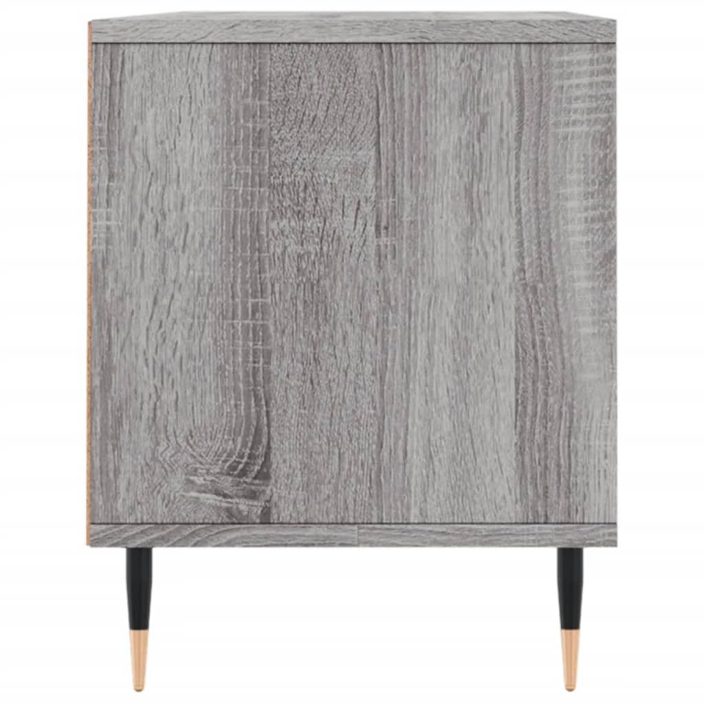 vidaXL Meuble TV sonoma gris 100x34,5x44,5 cm bois d'ingénierie