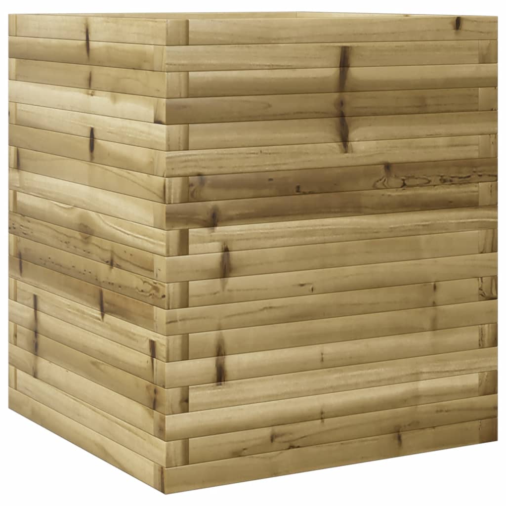 vidaXL Jardinière 60x60x68,5 cm bois de pin imprégné