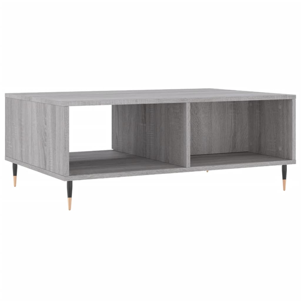 vidaXL Table basse sonoma gris 90x60x35 cm bois d'ingénierie