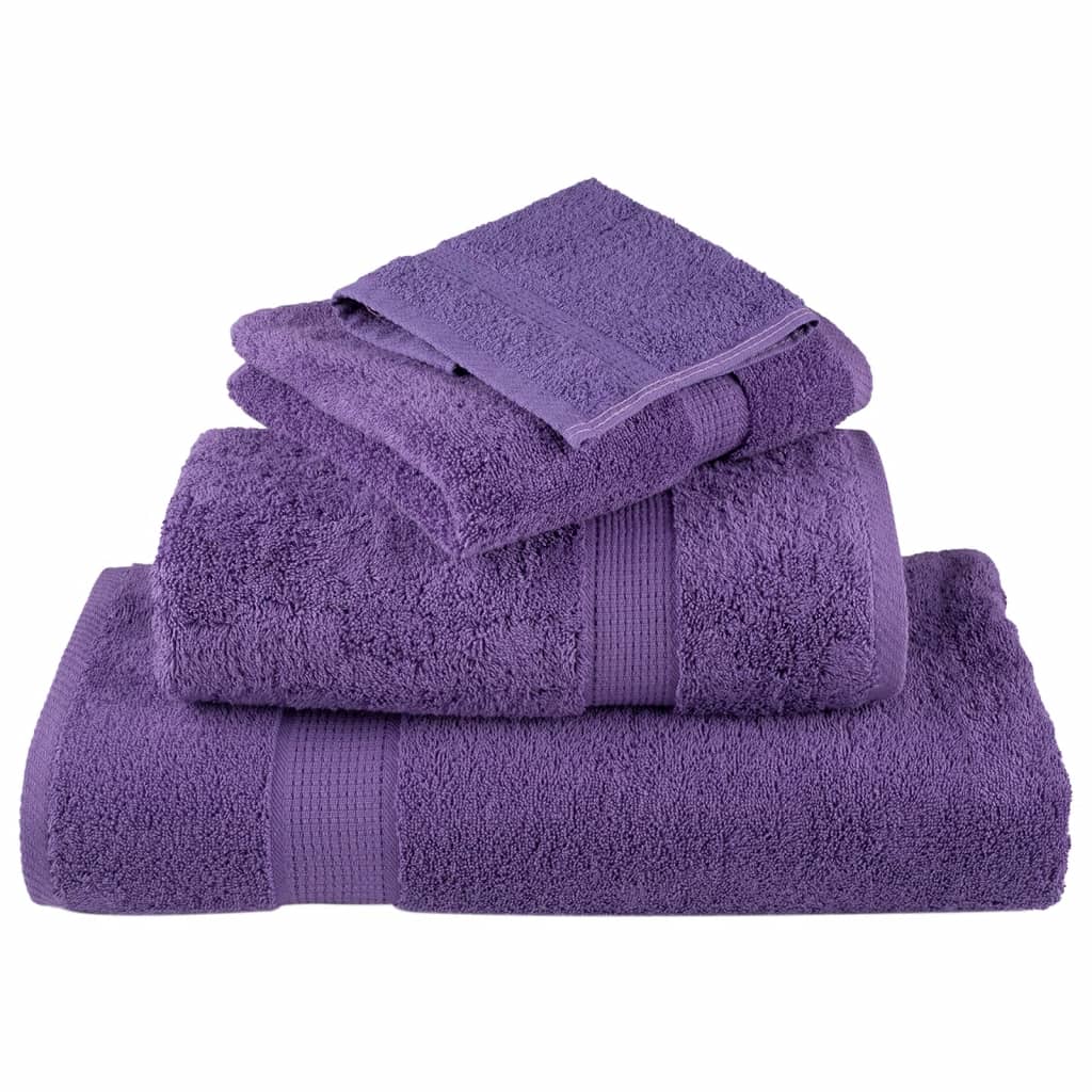 vidaXL Serviettes de bain de qualité supérieure SOLUND 2 pcs 600g/m²