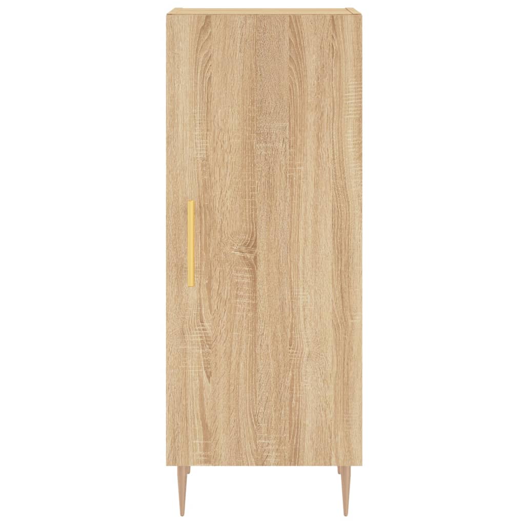 vidaXL Buffet haut Chêne sonoma 34,5x34x180 cm Bois d'ingénierie