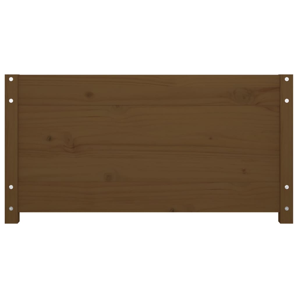 vidaXL Lit de jour Marron miel 90x190 cm Simple Bois de pin massif