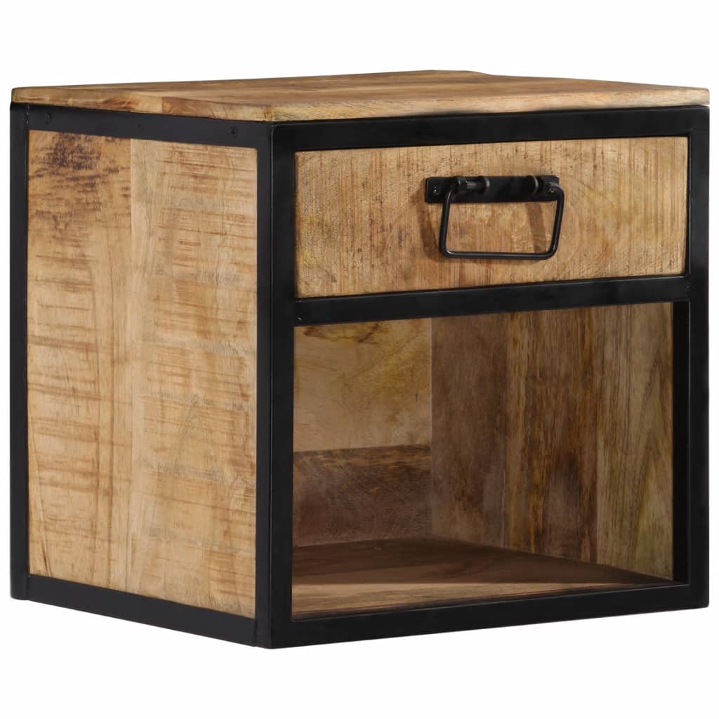 vidaXL Table de chevet 40x35x40 cm bois de manguier massif