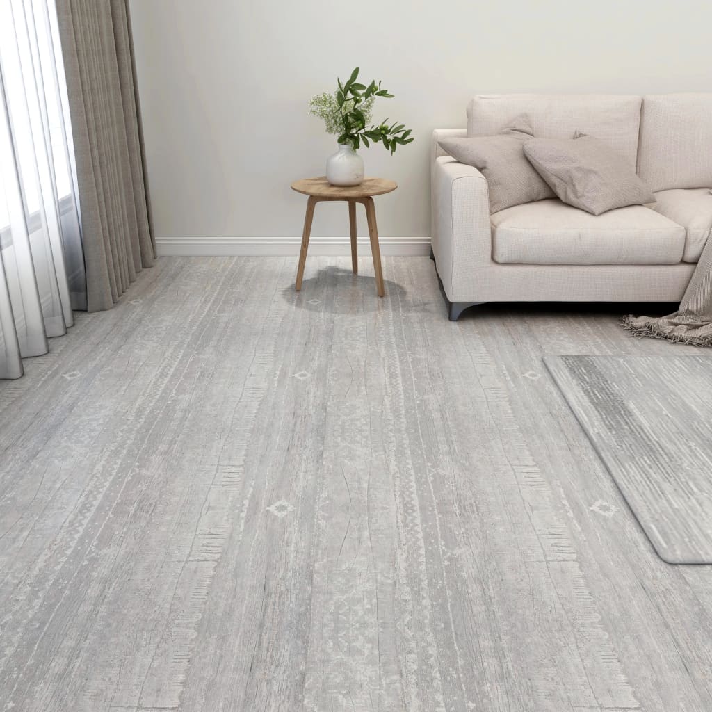 vidaXL Dalles de plancher autoadhésives 20 pcs PVC 1,86 m² gris