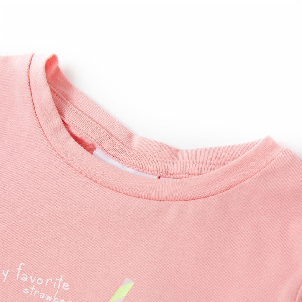 T-shirt pour enfants rose 140