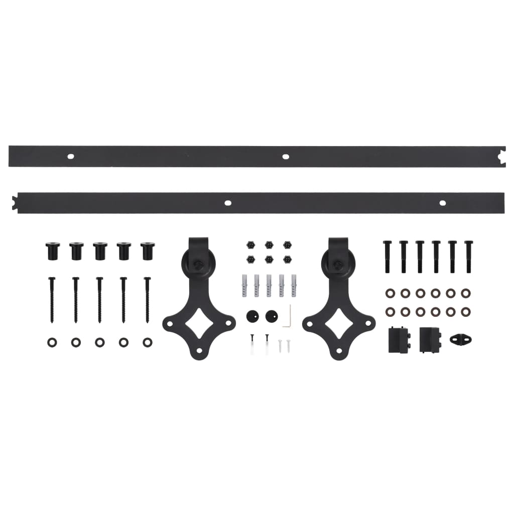 vidaXL Porte coulissante et kit de quincaillerie 70x210 cm pin massif